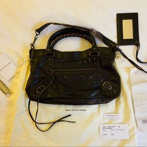 Authentic Balenciaga Chèvre Leather Classique Bag